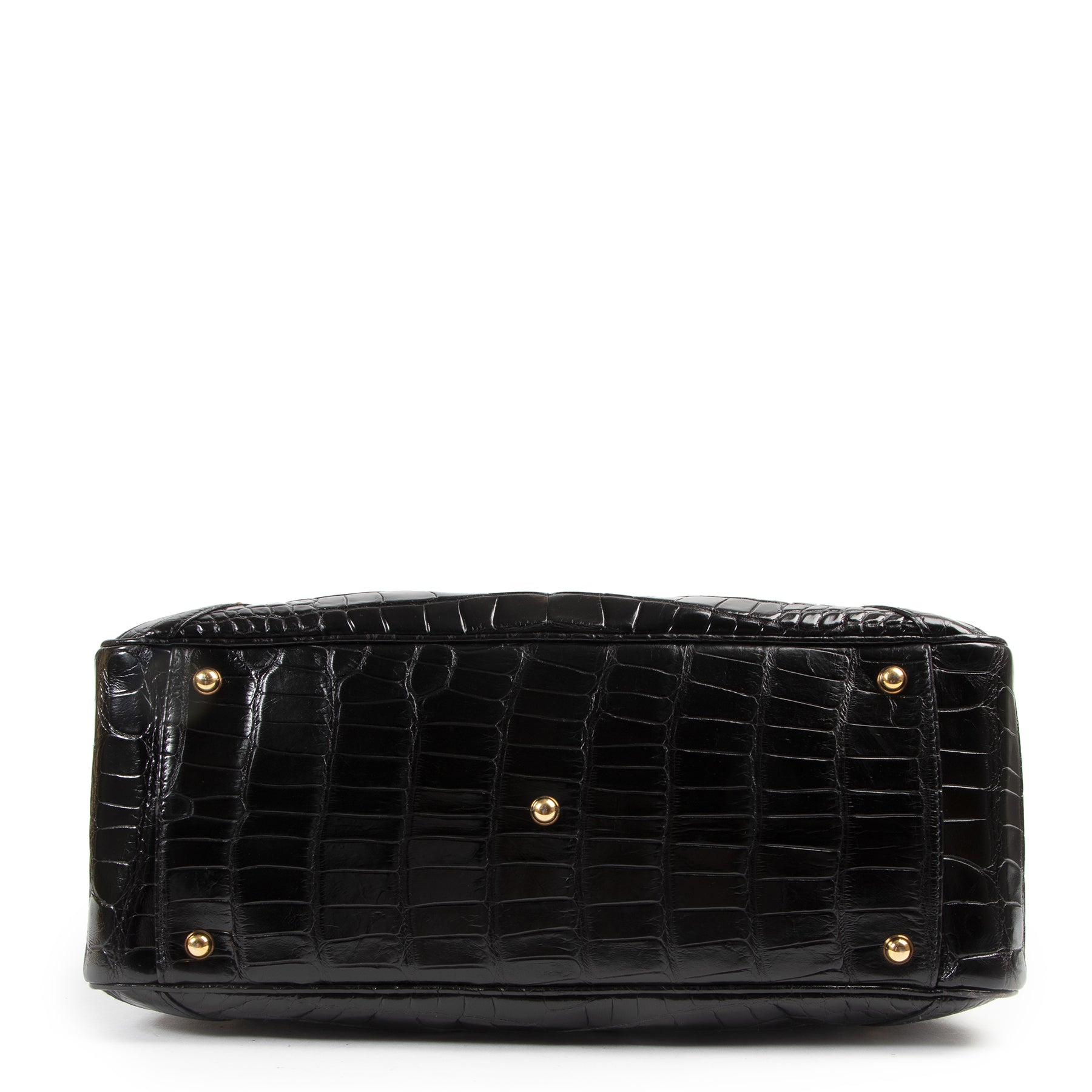 Gucci Black Croco Wave Boston Bag pour le meilleur prix chez Labellov à Anvers Belgique