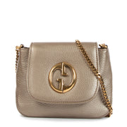 Shop safe online at Labellov in Antwerp this 100% authentic second hand Gucci Gold Leather Blondie 1973 Crossbody