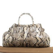 Gucci Brown Python Pop Bamboo Handbag kopen en verkopen aan de beste prijs
