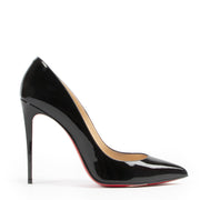 Christian Louboutin Black Patent Pigalle Follies 100 - size 41
