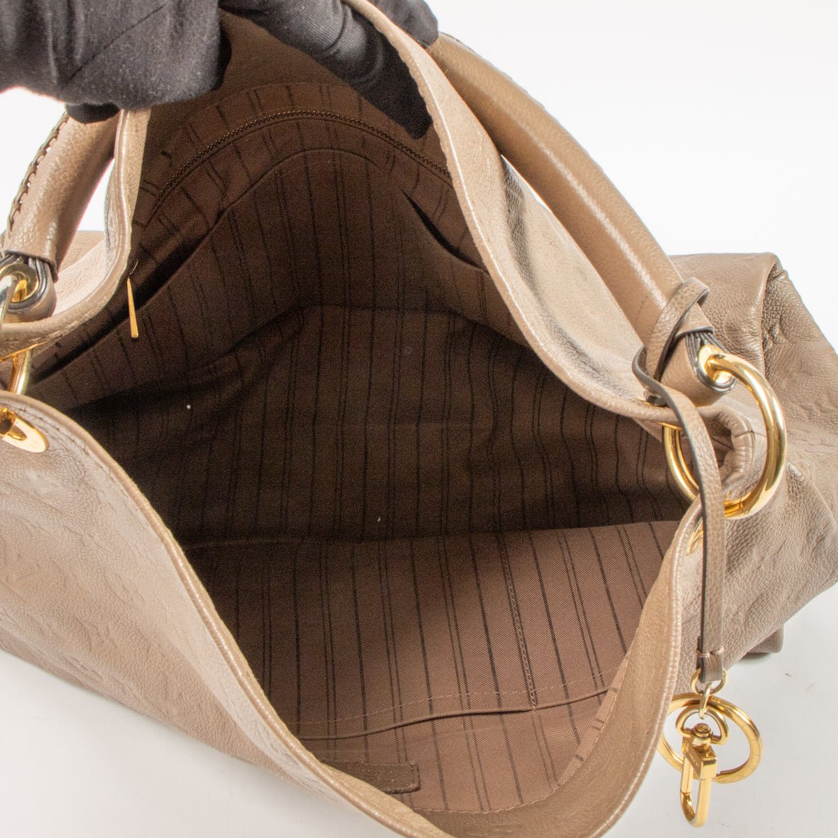 Louis Vuitton Taupe Monogram Empreinte Artsy GM Bag