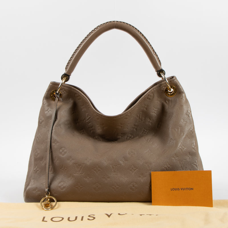 Louis Vuitton Taupe Monogram Empreinte Artsy GM Bag