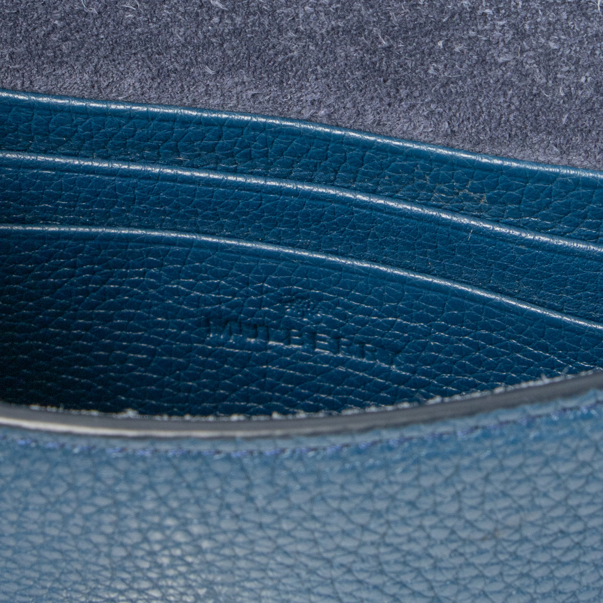 Mulberry Sea Blue Small Classic Grain Mini Lily Bag