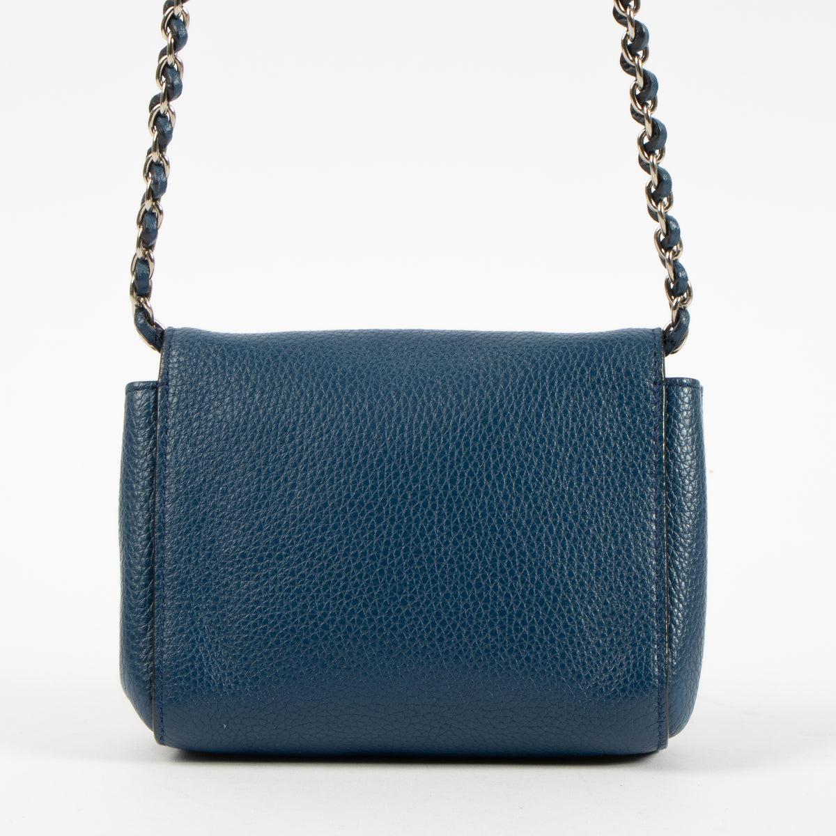 Mulberry Sea Blue Small Classic Grain Mini Lily Bag