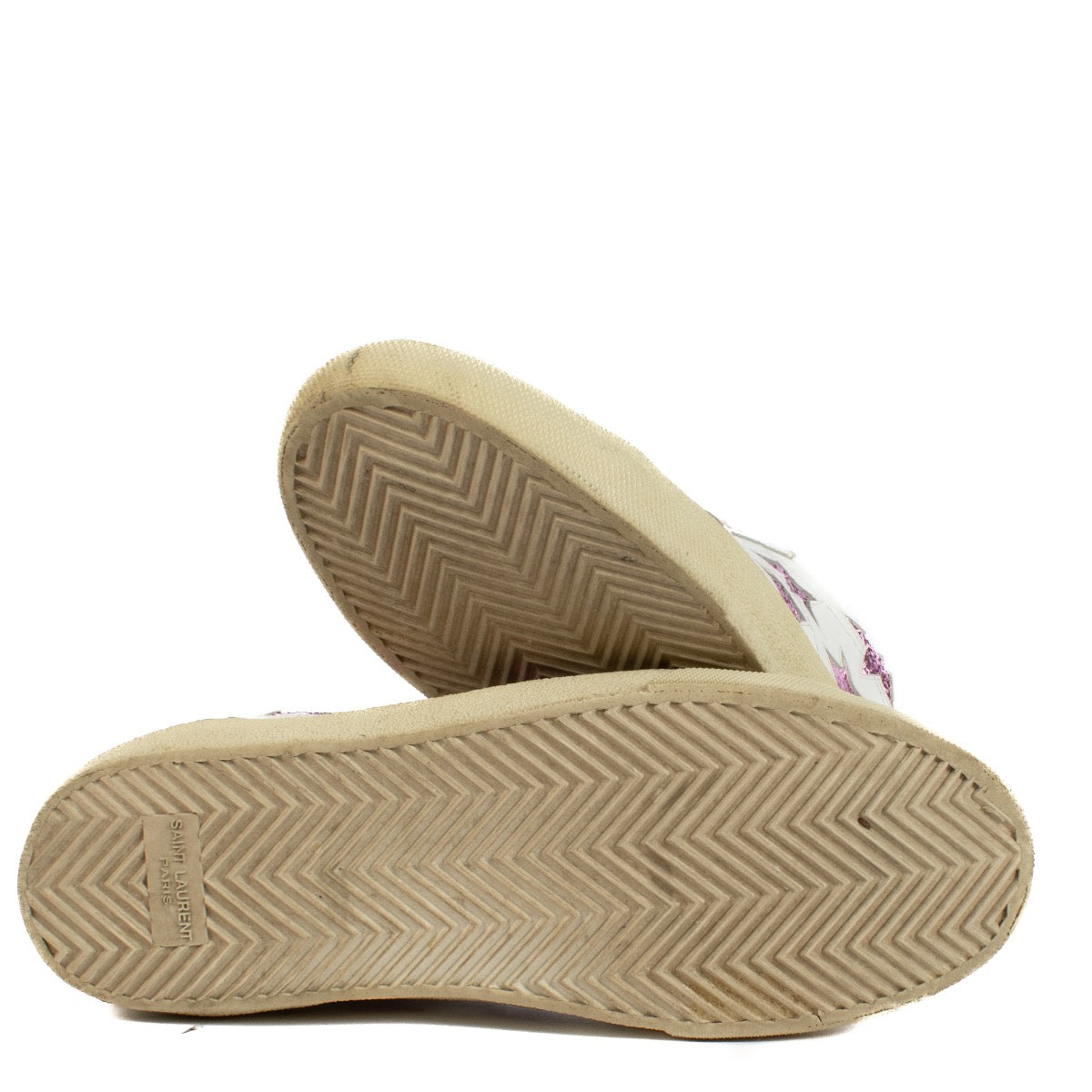shop 100% authentic second hand Saint Laurent White Court Classic SL/06 Sneakers - Size 40 on Labellov.com
