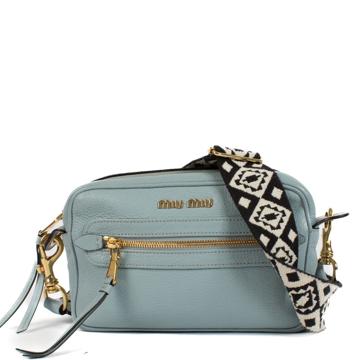 shop 100% authentic second hand Miu Miu Blue Camera Bag on Labellov.com