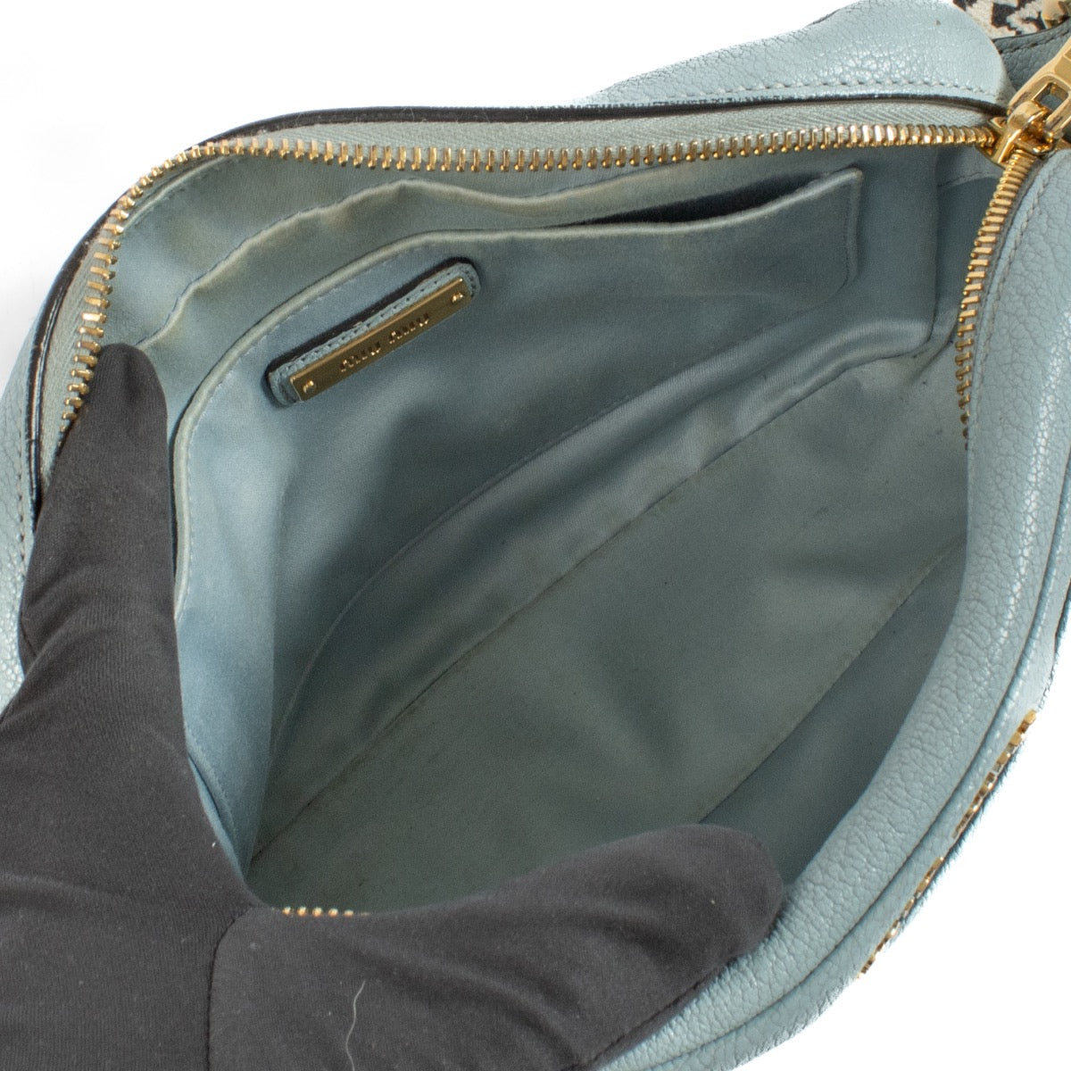 shop 100% authentic second hand Miu Miu Blue Camera Bag on Labellov.com