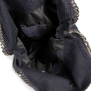 Stella McCartney Black Falabella Chenille Shoulder bag