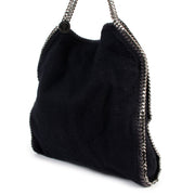 Stella McCartney Black Falabella Chenille Shoulder bag