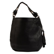 Shop safe online at Labellov in Antwerp, Brussels and Knokke this 100% authentic second hand Gucci Black Leather Techno Horsebit XL Hobo Bag