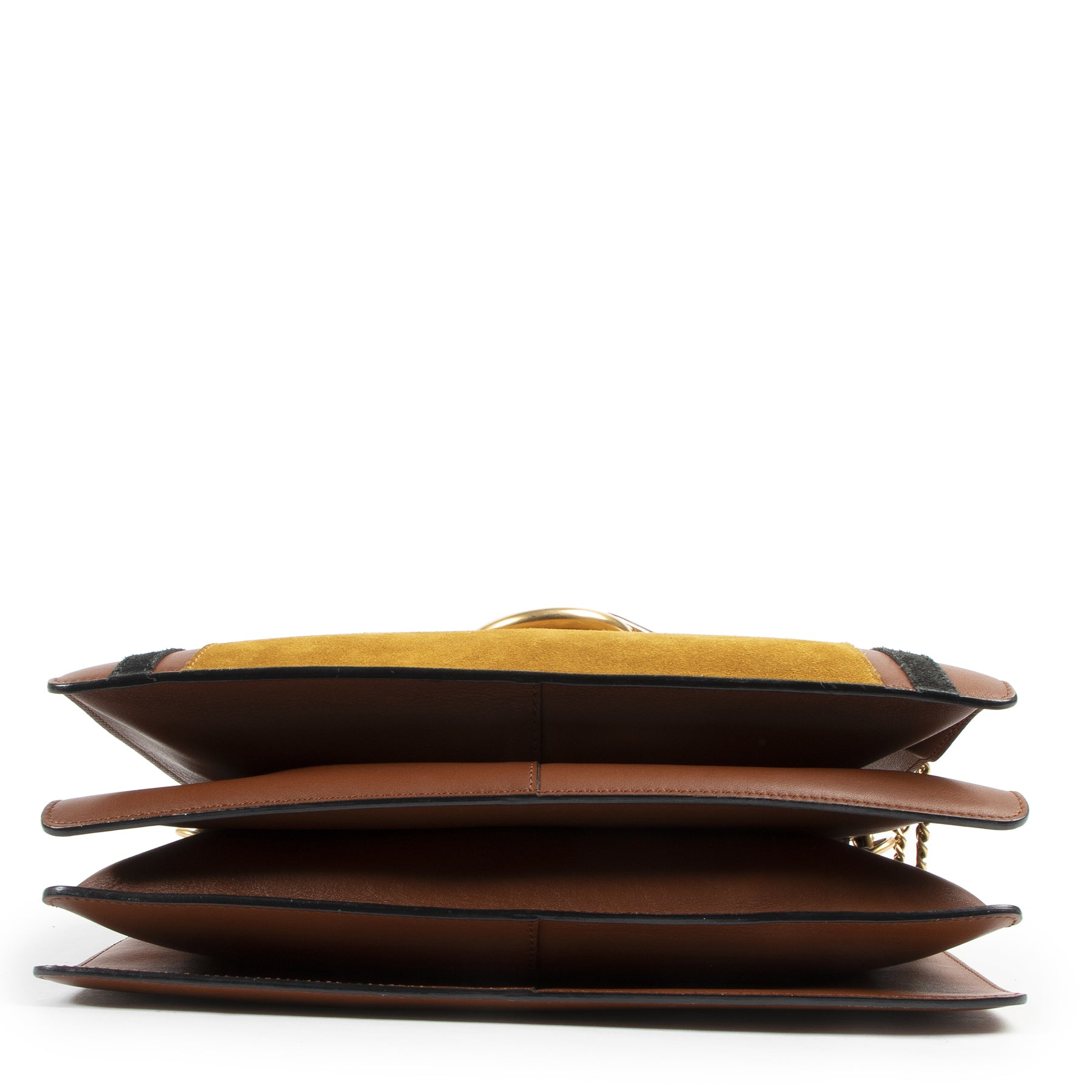 Chloé Faye Medium Patchwork Leather & Suede Bag