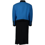 Louis Féraud Blue Skirt And Jacket Set