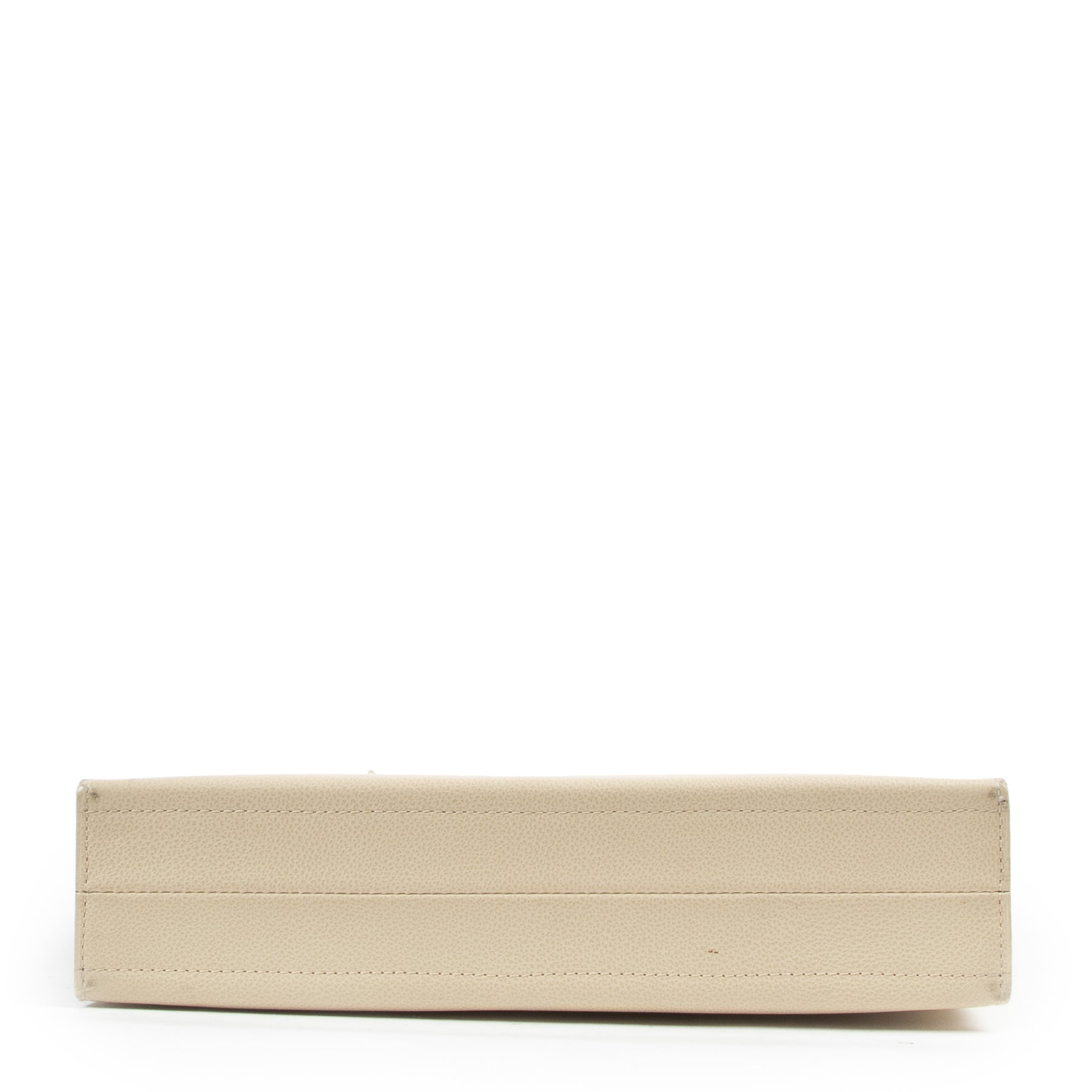 Sac à main Delvaux Le Jeff en cuir beige