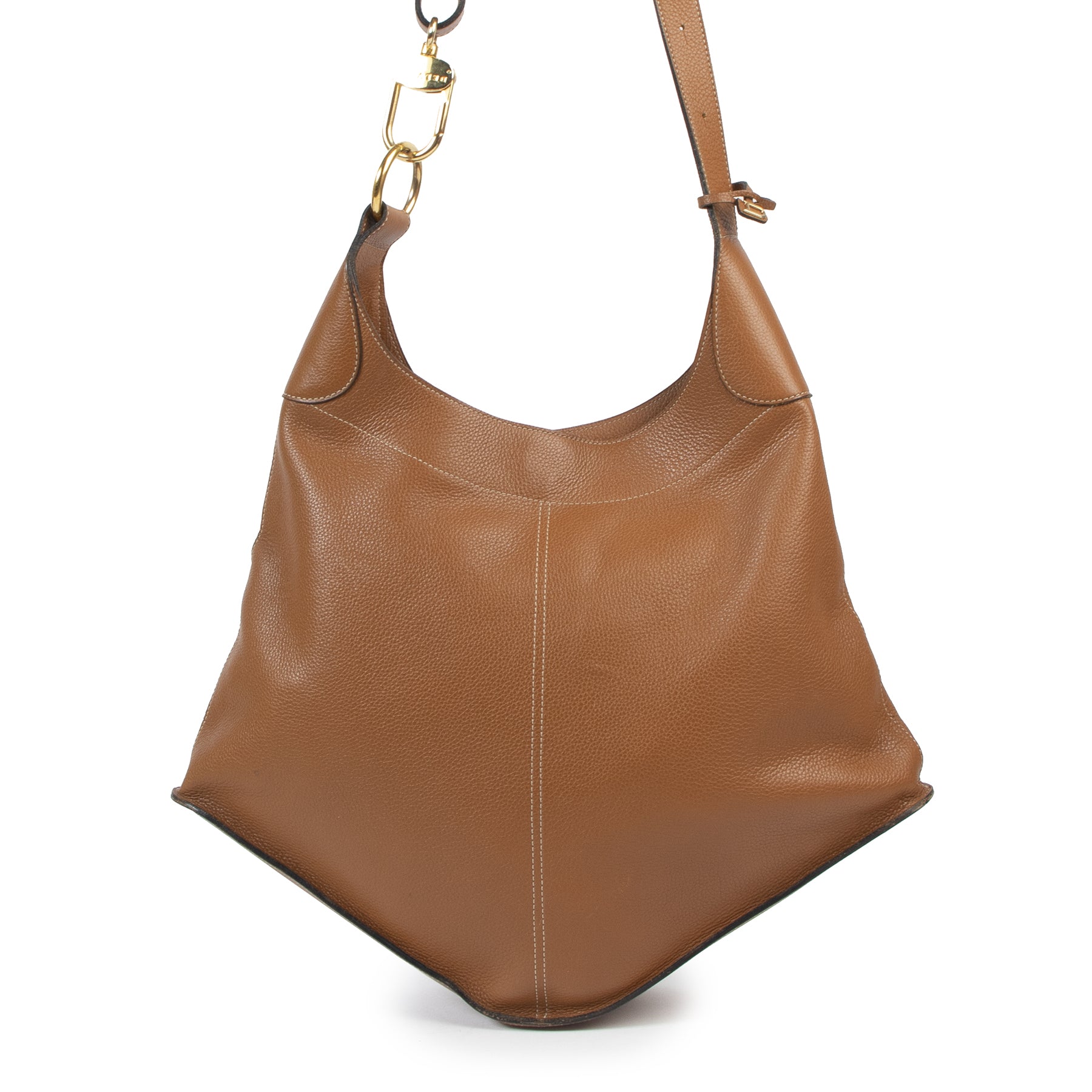 Delvaux Cognac Satan Bag
