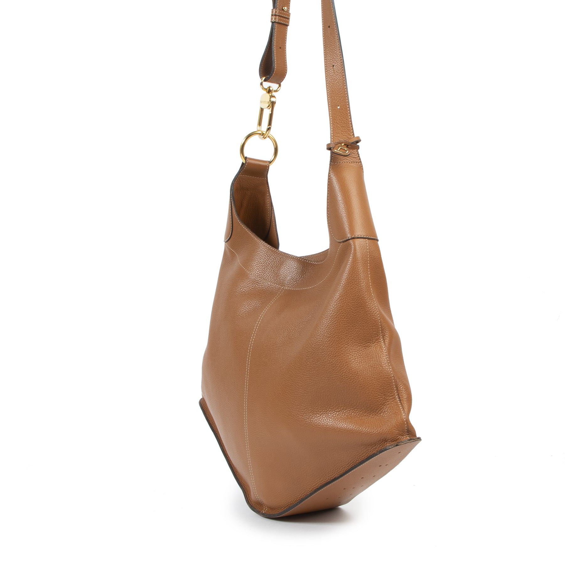 Delvaux Cognac Satan Bag