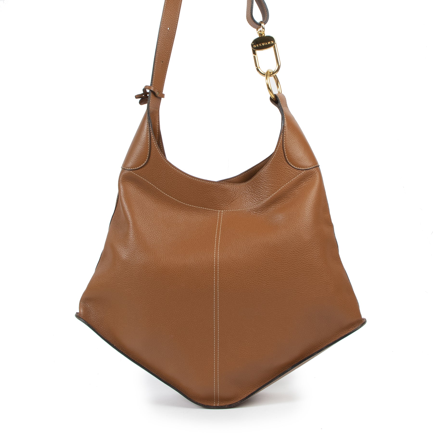 Delvaux Cognac Satan Bag