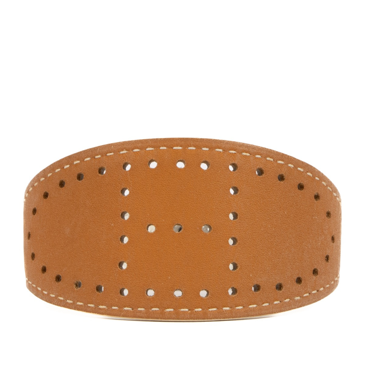 Shop 100% authentic second-hand Hermes White Leather Evelyne Bracelet on Labellov.com