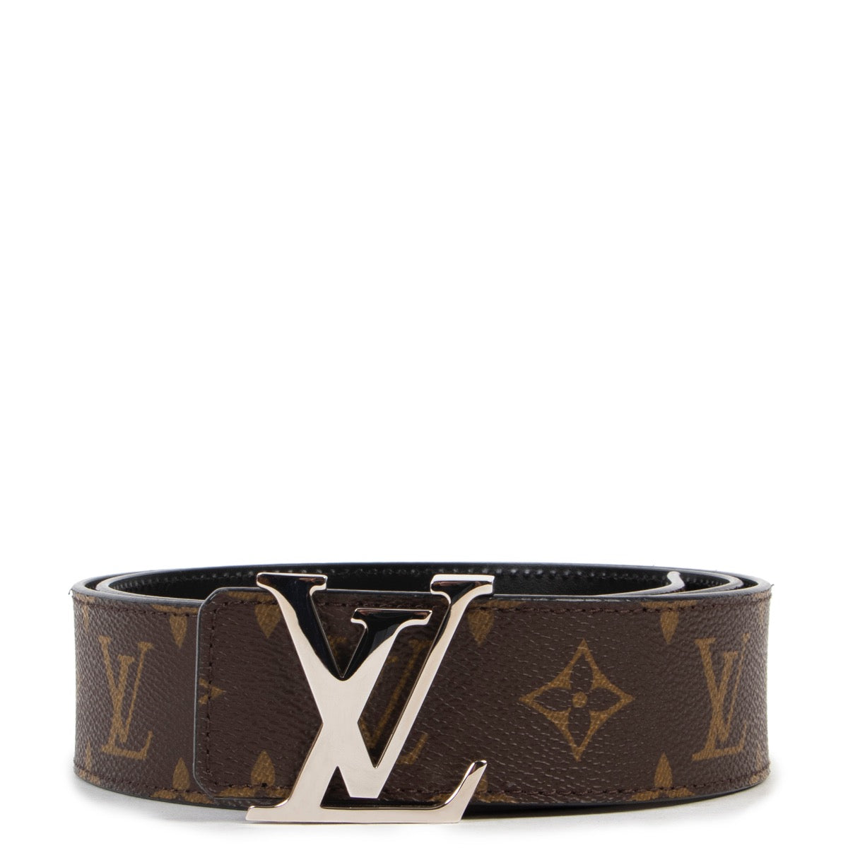 Shop safe online 100% authentic second hand Louis Vuitton Monogram Canvas 40mm Reversible Belt - Size 90 in as new condition at the right price at Labellov in Antwerp.