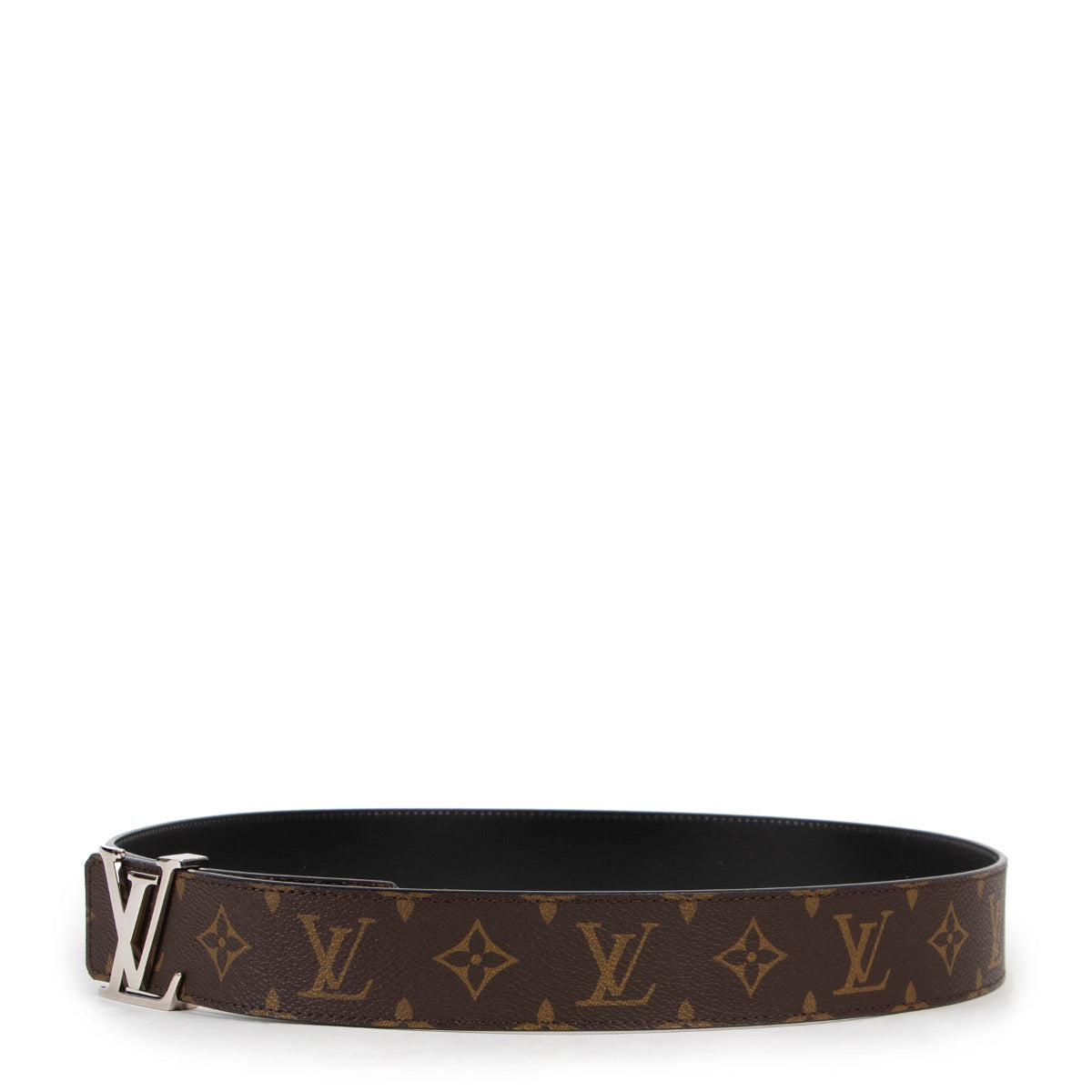 Shop safe online 100% authentic second hand Louis Vuitton Monogram Canvas 40mm Reversible Belt - Size 90 in as new condition at the right price at Labellov in Antwerp.