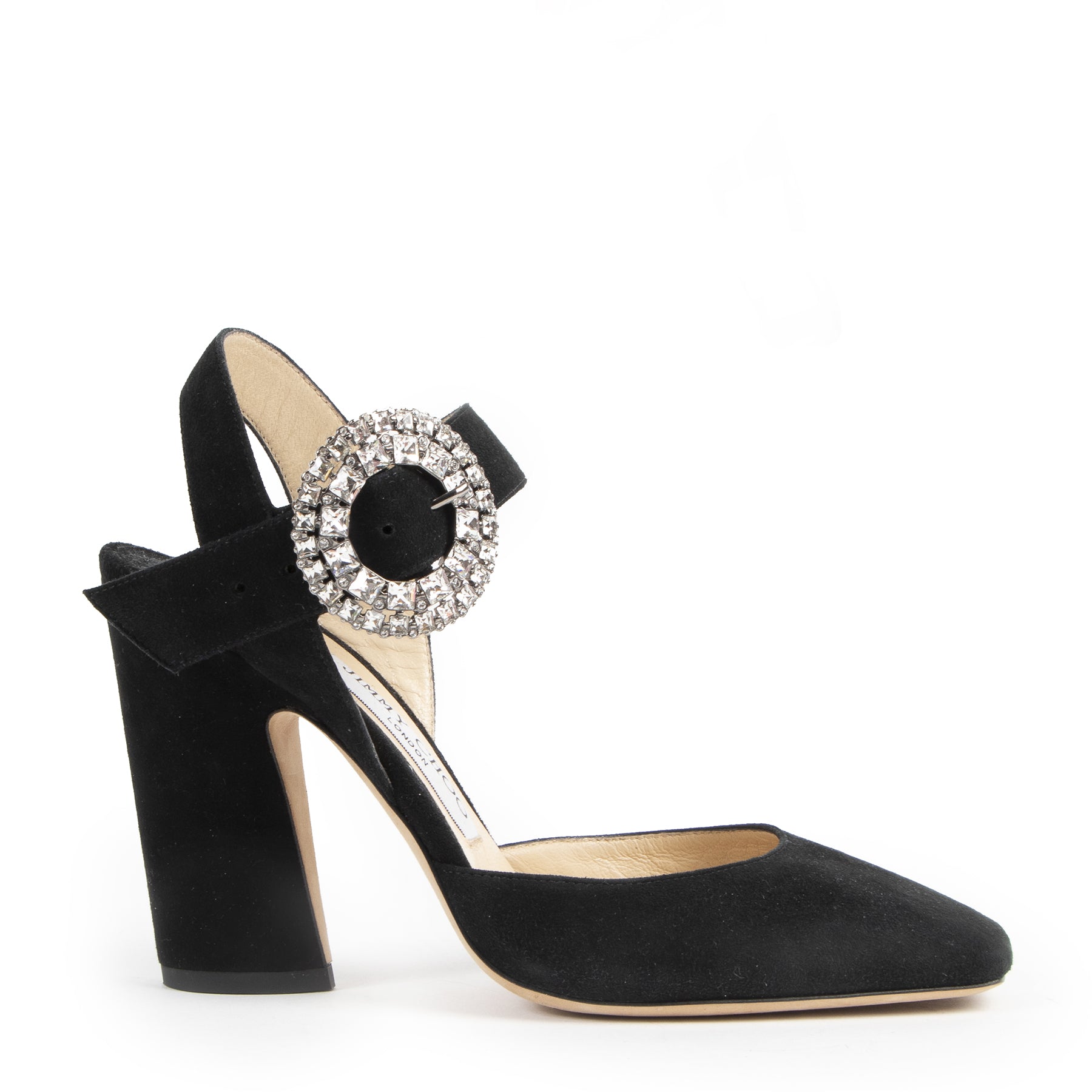 Jimmy Choo Black Suède Mules