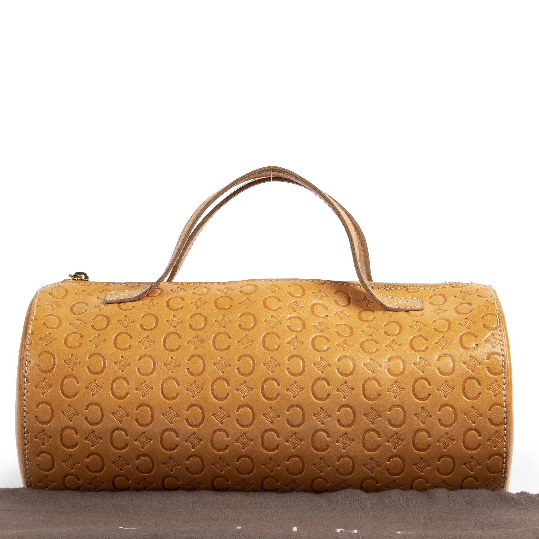 Celine Paris Vintage Round Top Handle Bag