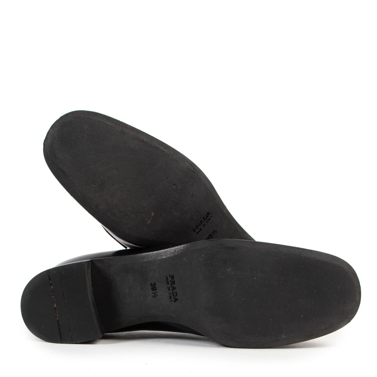 Shop online authentic Prada Black Loafers in Size 39,5 in good condition.