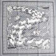 Hermès Les Mustangs Bandana Silk Carré pour le meilleur prix chez Labellov