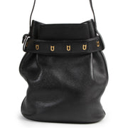 acheter en ligne seconde main Delvaux Black Calicot Bucket Bag