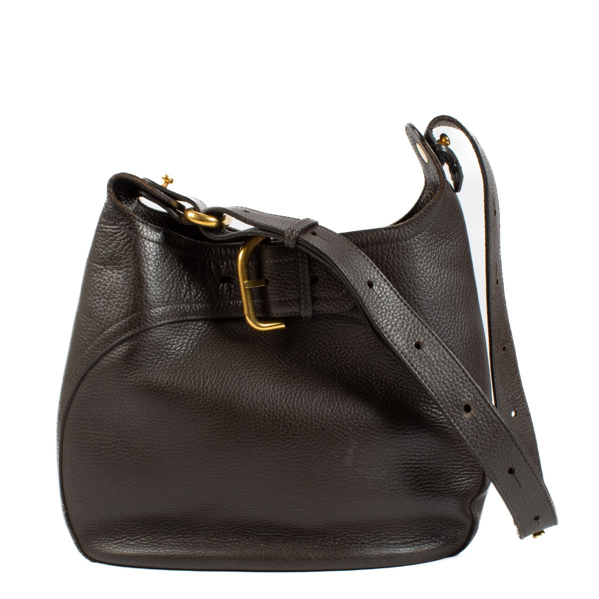 shop 100% authentic second hand Delvaux Brown Souverain Shoulder Bag on Labellov.com