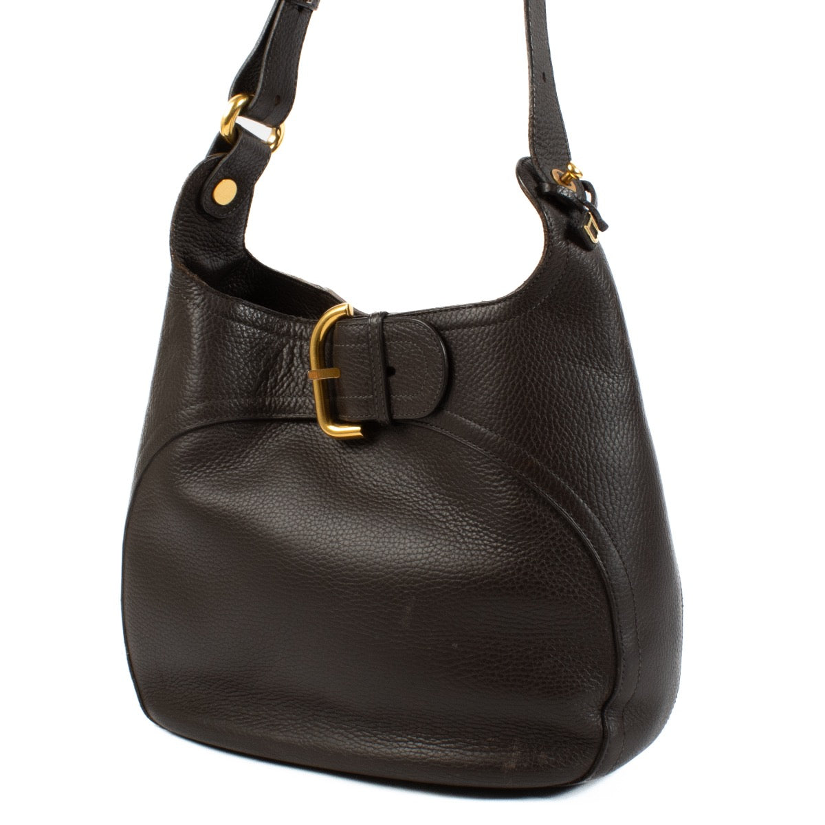 shop 100% authentic second hand Delvaux Brown Souverain Shoulder Bag on Labellov.com