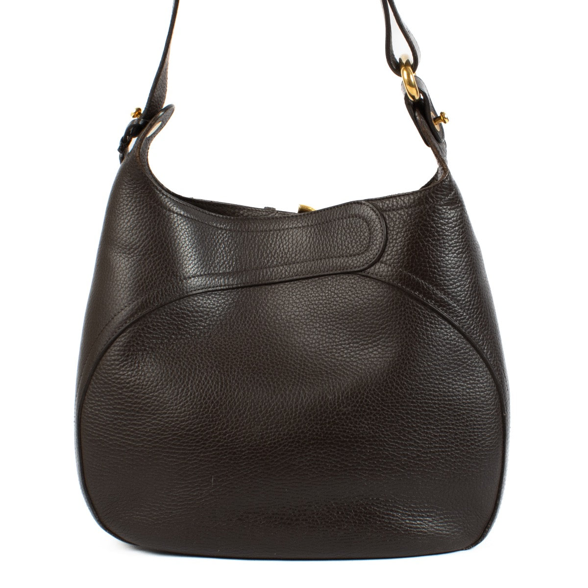 shop 100% authentic second hand Delvaux Brown Souverain Shoulder Bag on Labellov.com