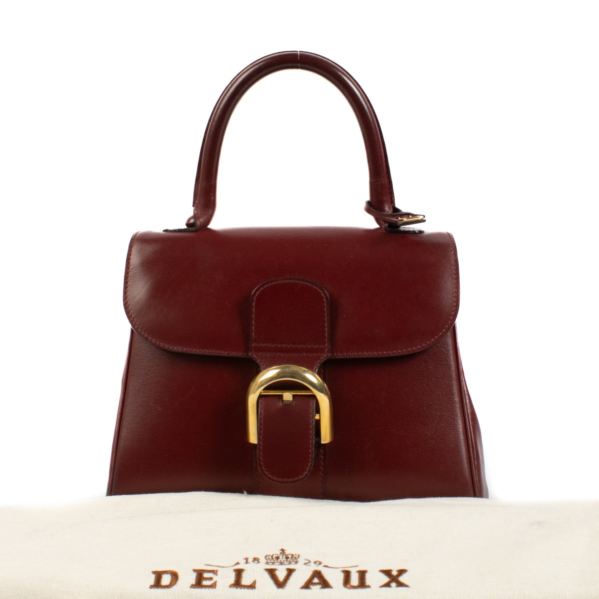 shop 100% authentic second hand Delvaux Burgundy Brillant PM on Labellov.com