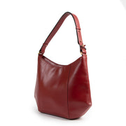 Buy an authentic second hand Delvaux Souhait Jumping Rosso Shoulder Bag in good condition at Labellov