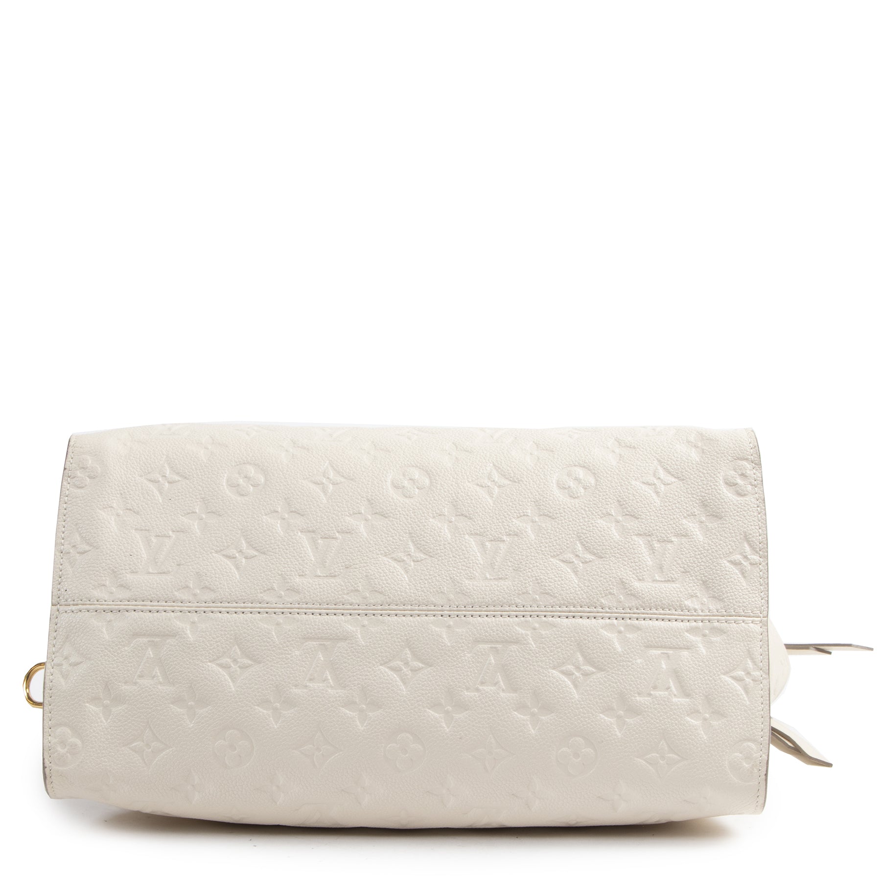 Louis Vuitton White Leather Lumineuse Empreinte PM Bag te koop