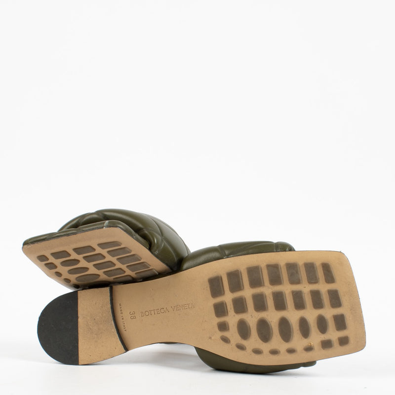 Bottega Veneta Lido Flats Groen - Maat 38