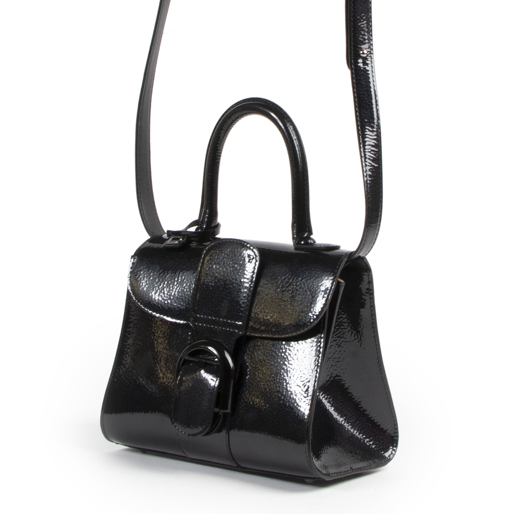 Delvaux Black Patent Brillant Mini aan de beste prijs kopen en verkopen