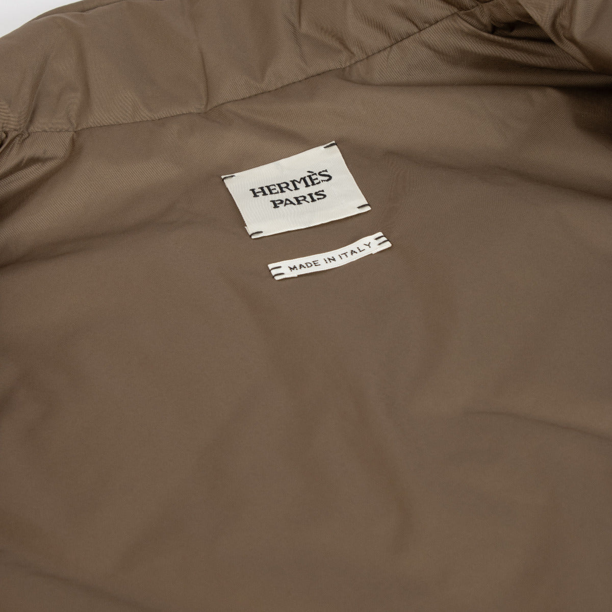 Hermès Etoupe Padded Vest - size 40