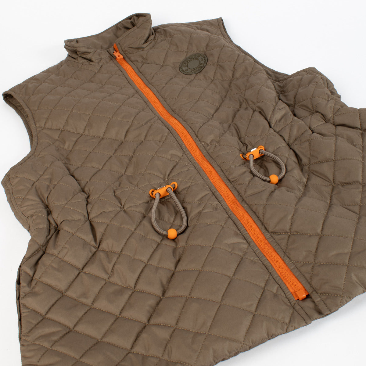 Hermès Etoupe Padded Vest - size 40