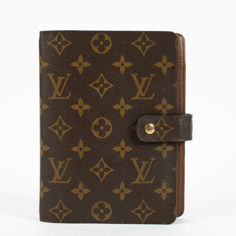 Louis Vuitton Monogram Medium Ring Agenda Cover