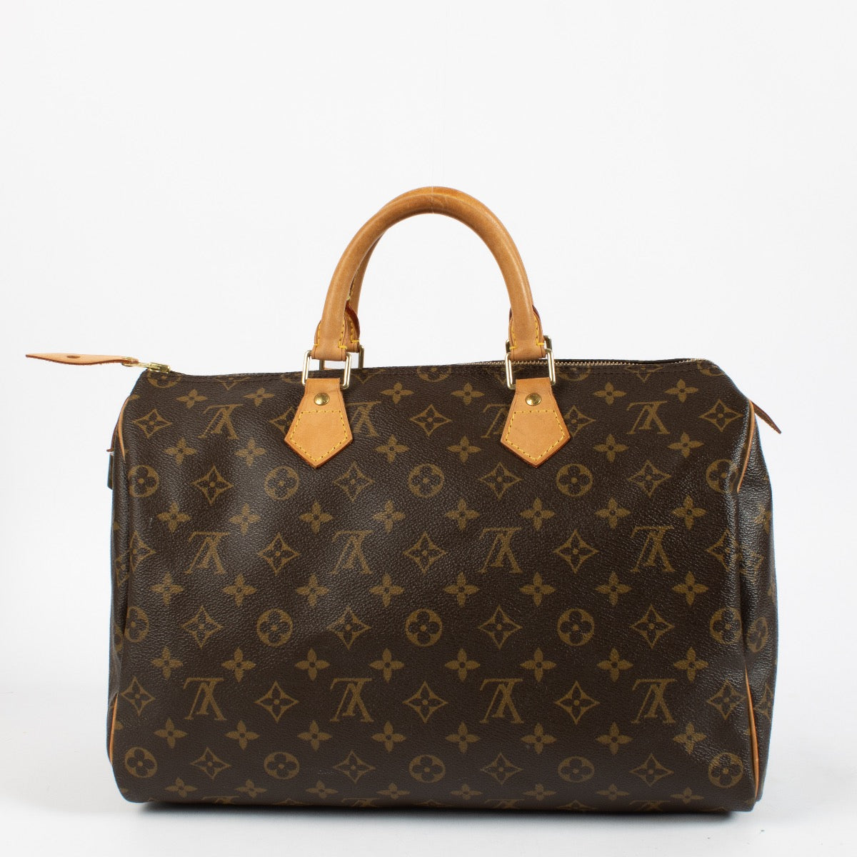 Are you looking for an authentic designer Louis Vuitton Monogram Speedy 35? We buy and sell your preloved designer bags.
