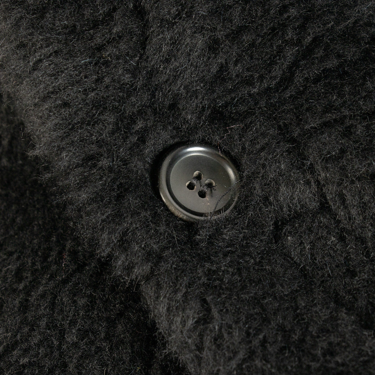 Max Mara Black Teddy Cape Tebe Coat