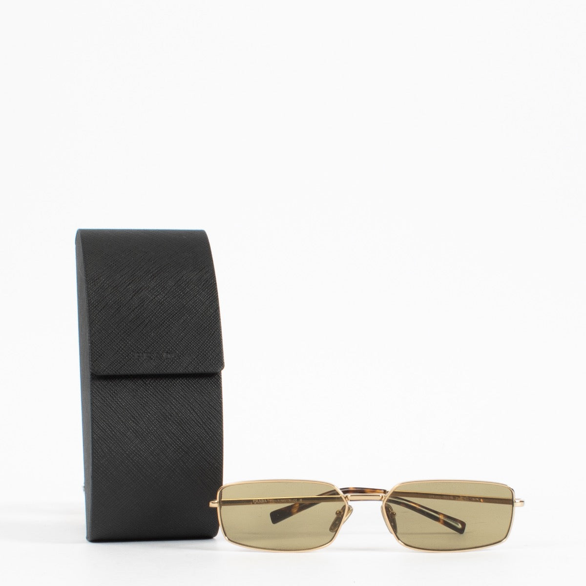 Prada Narrow Gold Sunglasses