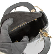 Christian Dior Black Cannage Mini Lady Dior Bag
