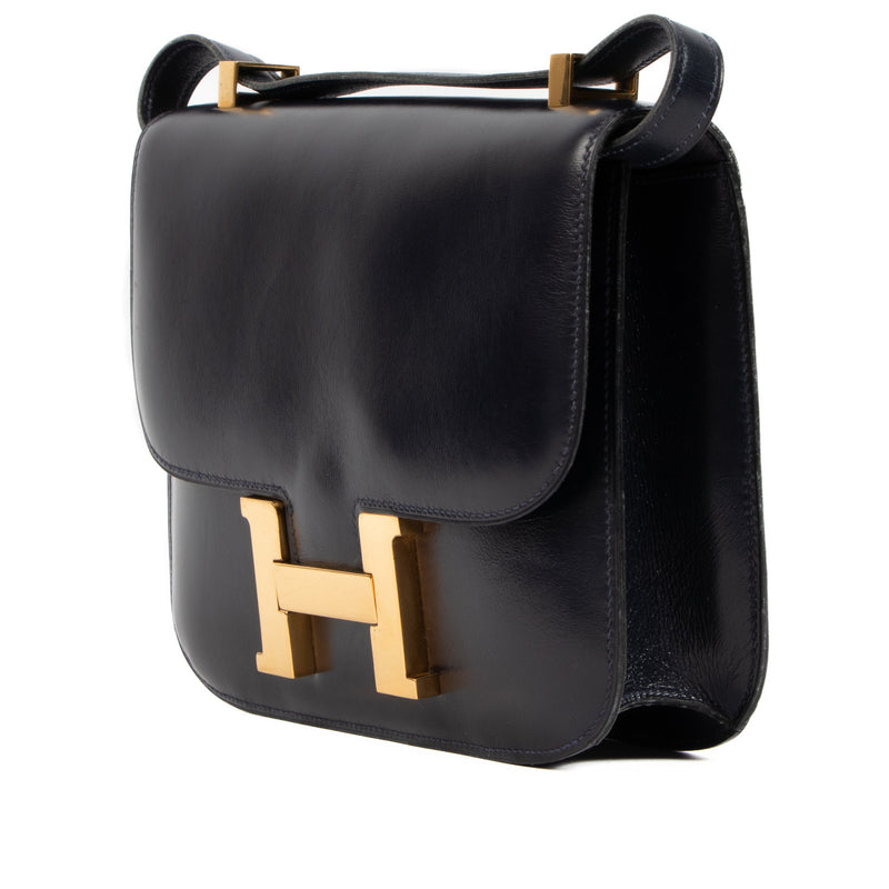 Hermès Navy Blauw Constance GHW