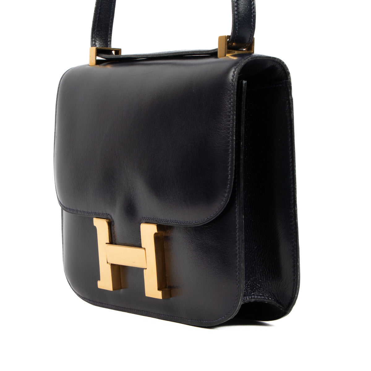 Hermès Navy Blue Constance GHW