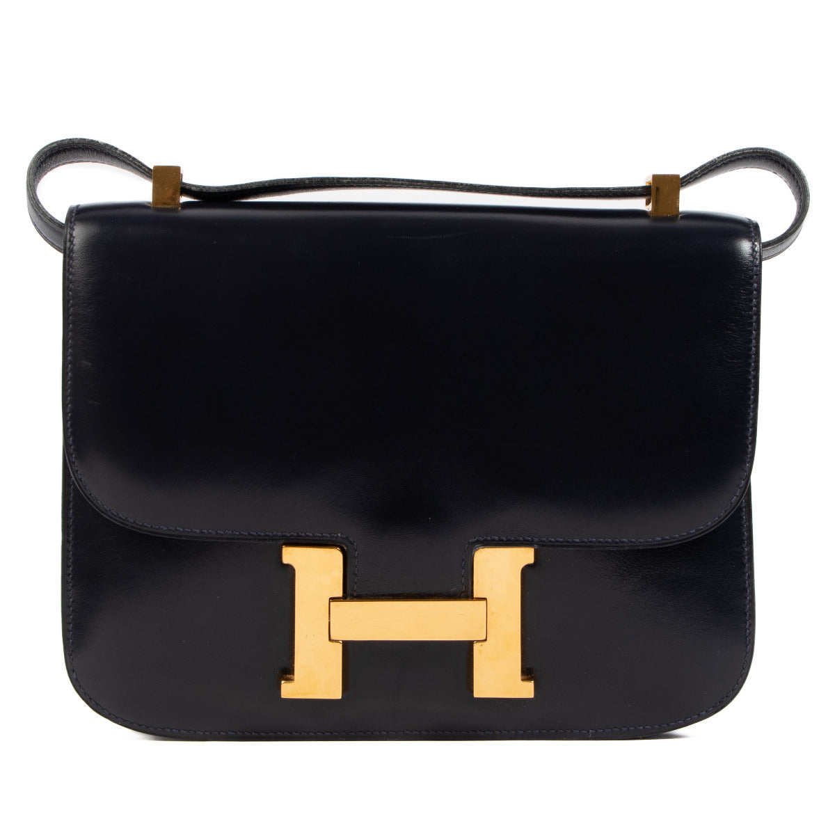 Hermès Navy Blue Constance GHW aan de beste prijs bij Labellov tweedehands luxe in Antwerpen.