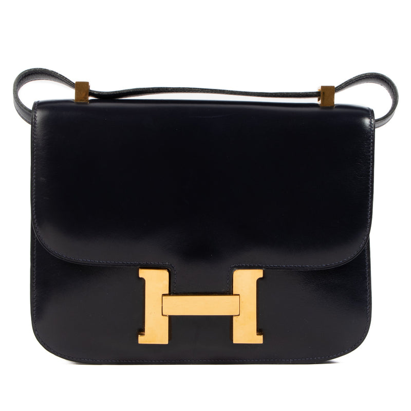 Hermès Navy Blue Constance GHW aan de beste prijs bij Labellov tweedehands luxe in Antwerpen.