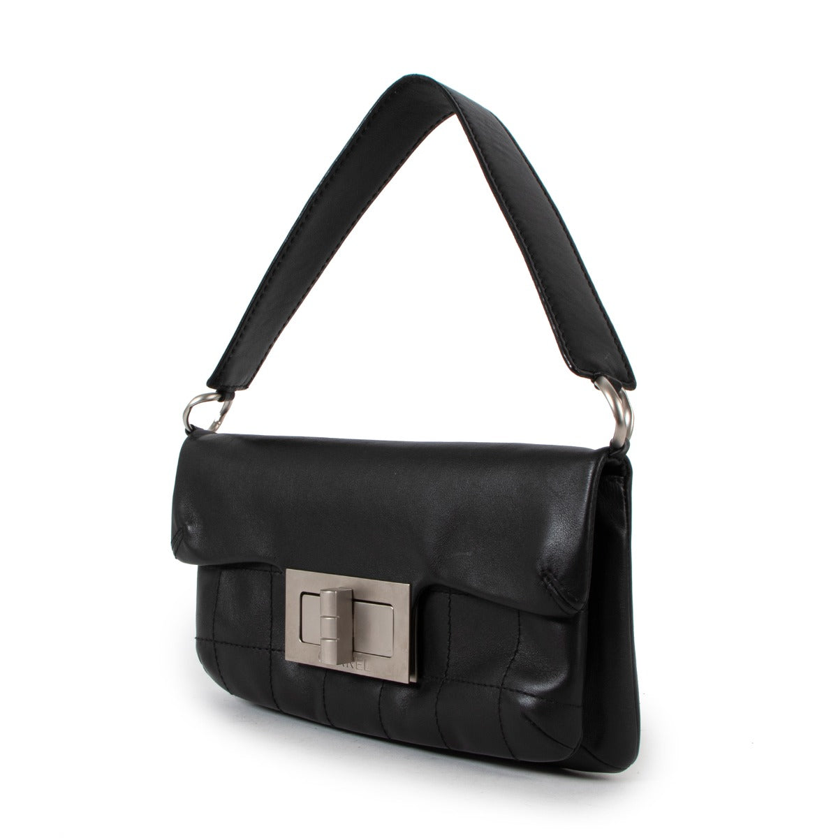 Chanel Mademoiselle Lock Baguette Shoulder Bag