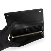 Prada Black Saffiano Wallet for the best price at Labellov