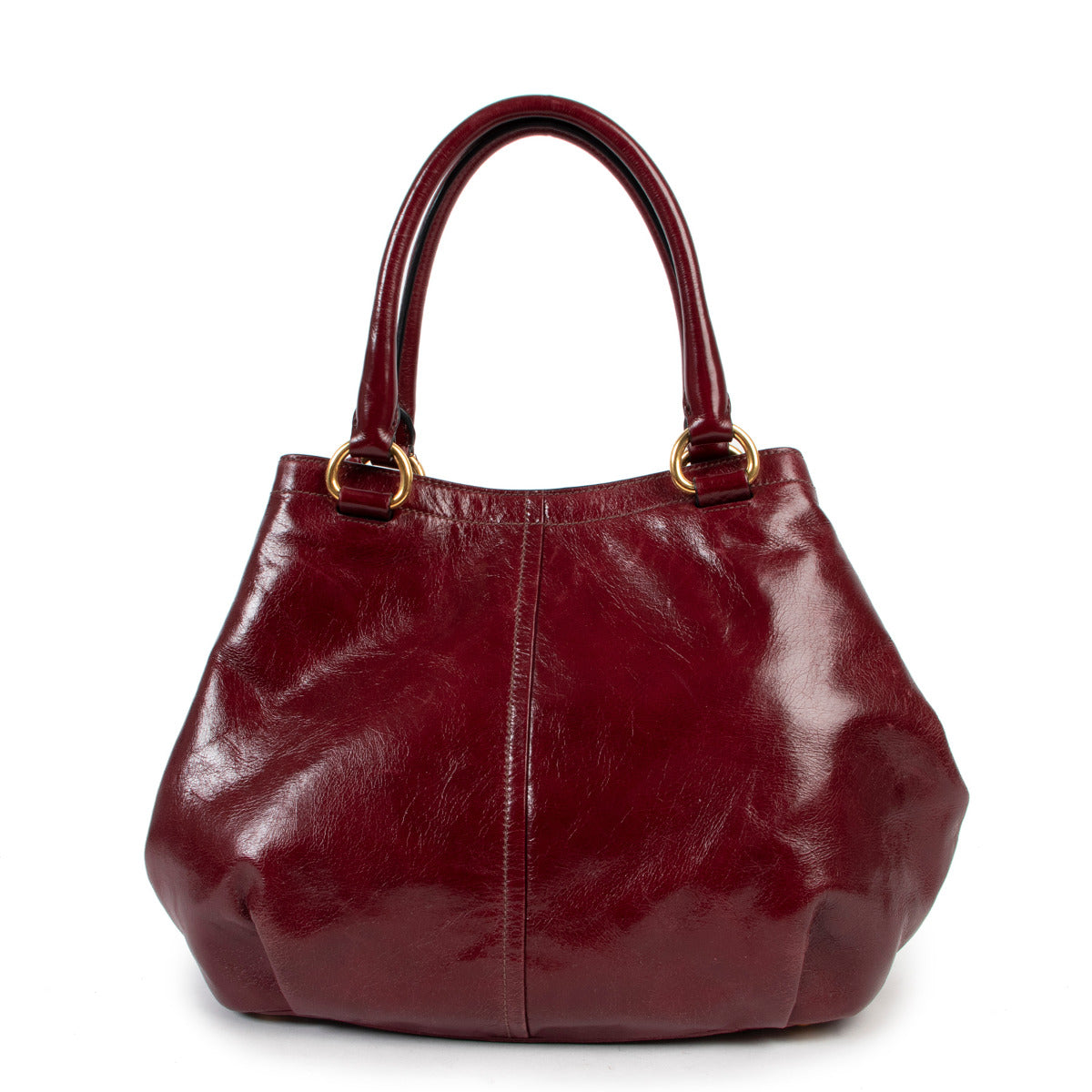 Sac à bandoulière Prada bordeaux